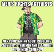 MRAs blame feminism for problems caused by patriarchy 