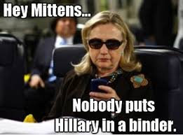 No one puts Hillery in a binder