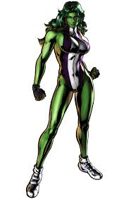 She Hulk: Strong, but pretty slim.