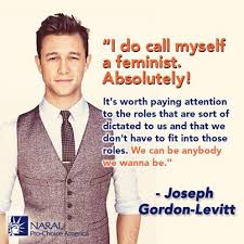 Joseph Gordon-Levitt sees that men benefit from feminism.