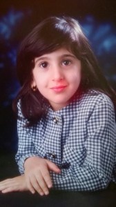 Sondos, as a little girl.