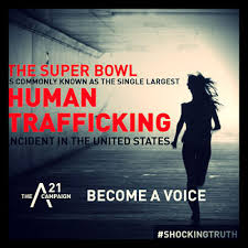 Super Bowl sex trafficking. Become a voice.