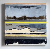 Changing Landscapes, By Hillary Leach Mixed media painting, 2014-15