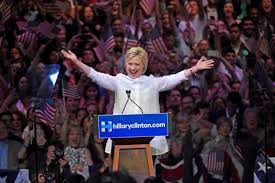 HRC wins nomination.
