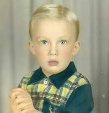 Donald Trump as a boy.