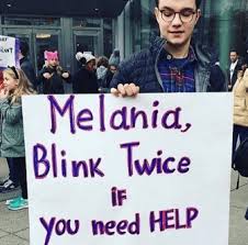 Ok, I'm using more signs from the Women's March – but they were funnier! 